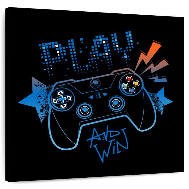 Senne Play And Win Typography, 20" H x 20" W