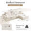 Canapé modulaire en L «110»-872781897-872781894