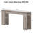 Wood Entryway Table(Only Including Coffee Table)