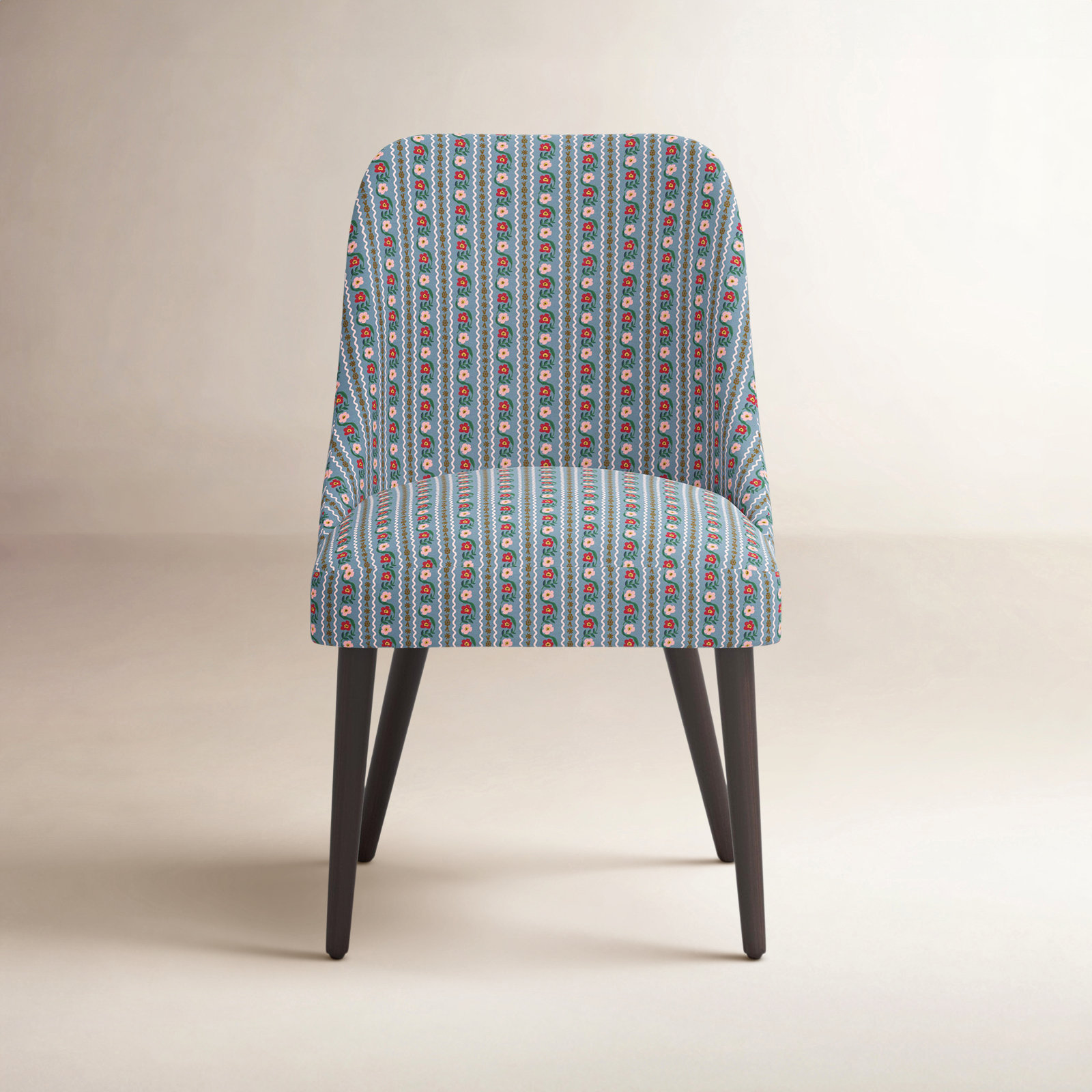 Rifle Paper Co. x Cloth & Company Clare Dining Chair, Delphine Slate