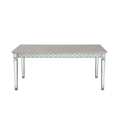 Hallmark 90 " Extendable Rectangular with Plastic / Acrylic Base Dining Table