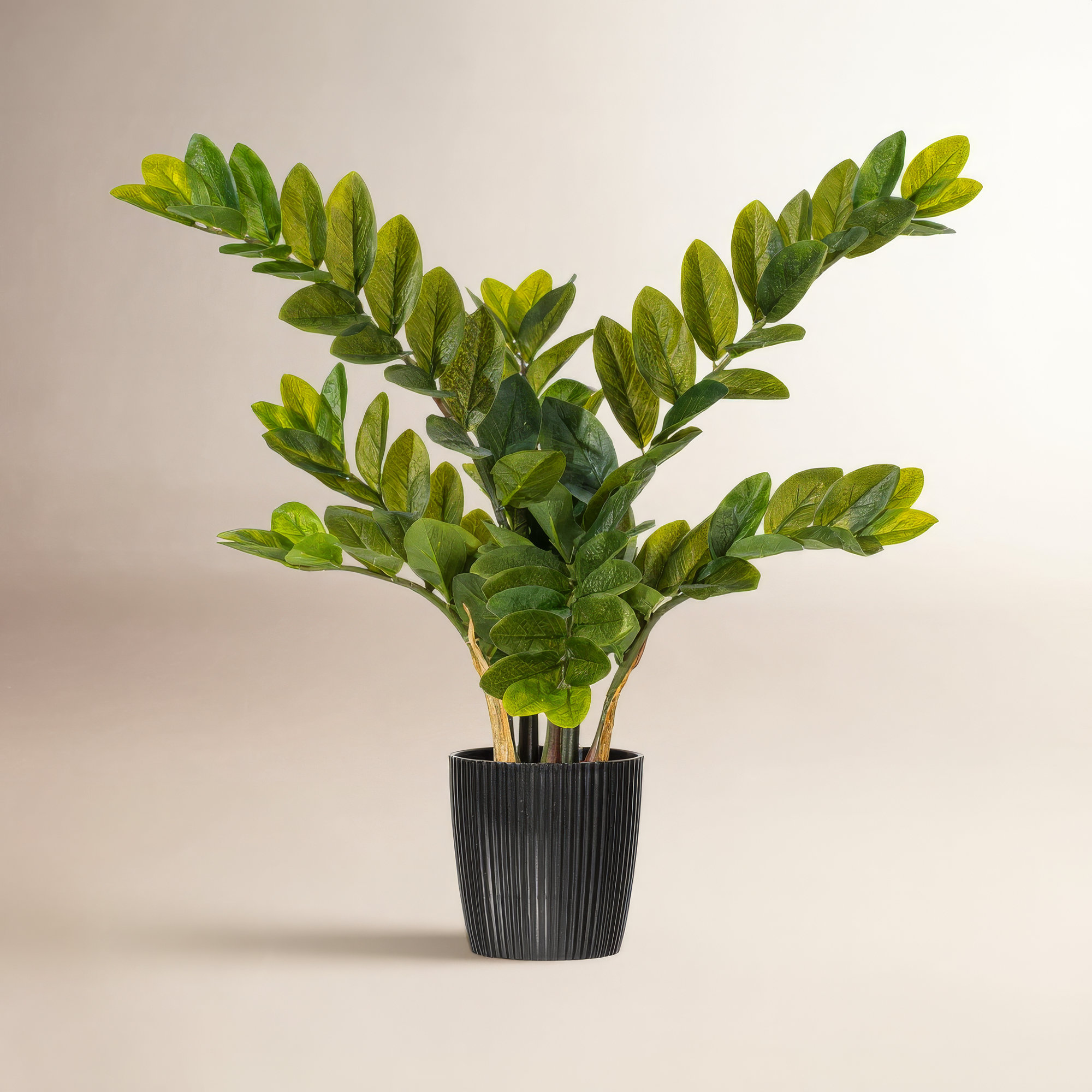 Zen Faux Plant in Pot, 28" H x 16" W x 16" D