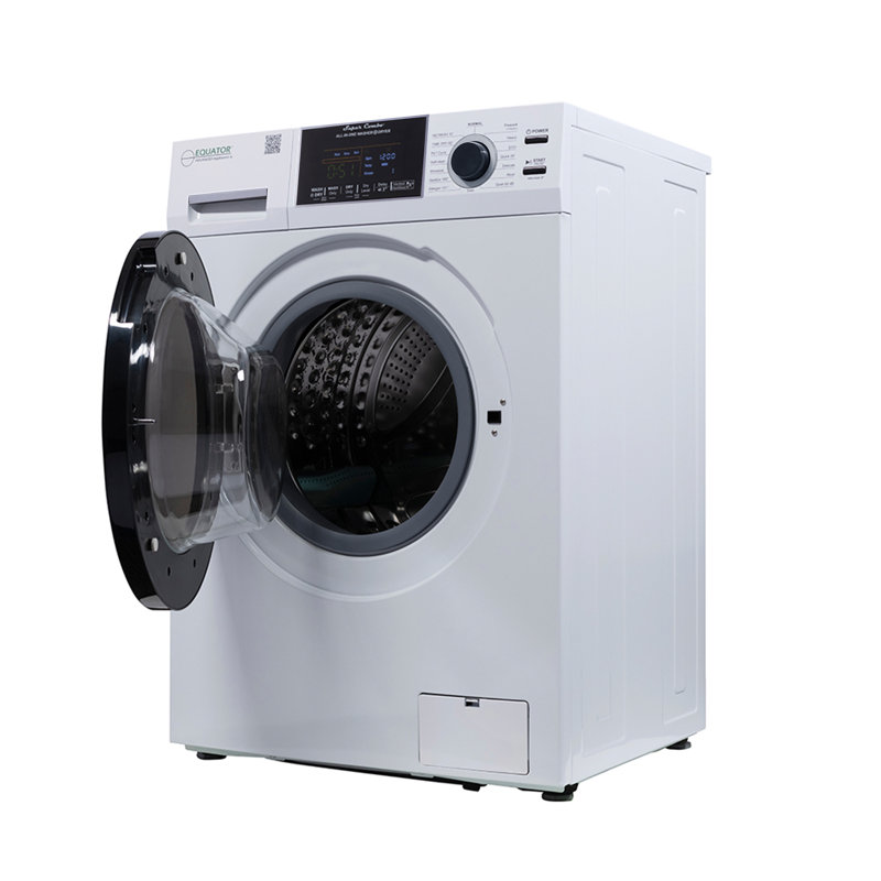 Equator All-in-One 4600 Washer Dryer VENTLESS/VENTED PET Cycle 1.62cf/15lbs 110V, White