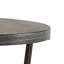 Table de bout en bois / fer Bruce Hudock 24 po Bruce