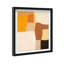 Tawny Hues I Shadowbox Abstract Print by Oliver Gal, Black Frame, 16 x 20-549095065-549095064