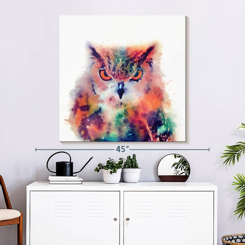Crowle The Wise, 33" H x 33" W