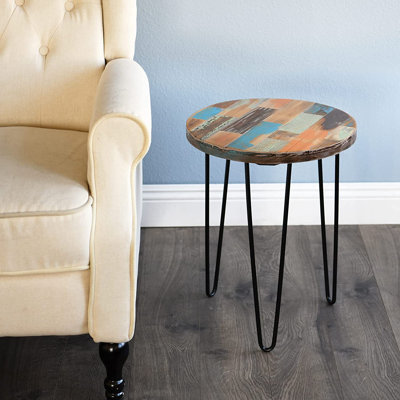 Buchholz Solid Wood Top End Table