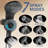 Mate Black Magnetic Dual Shower Head With Handheld Sprayer And Waterfall Mode-123382340