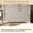 Fabric Upholstered Bed,Tufted Headboard Adjustable Height Bed Frame-31103054-31103040