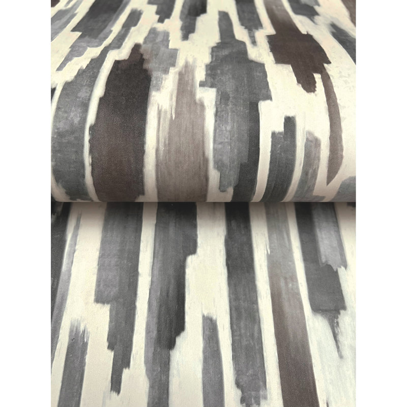 Pluie Wallpaper Roll, Charcoal