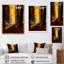 «Warm Autumn Sunlight Shining In The Forest», reproduction sur toile-962034765-962034764