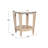 Branford Round Glass Top End Table