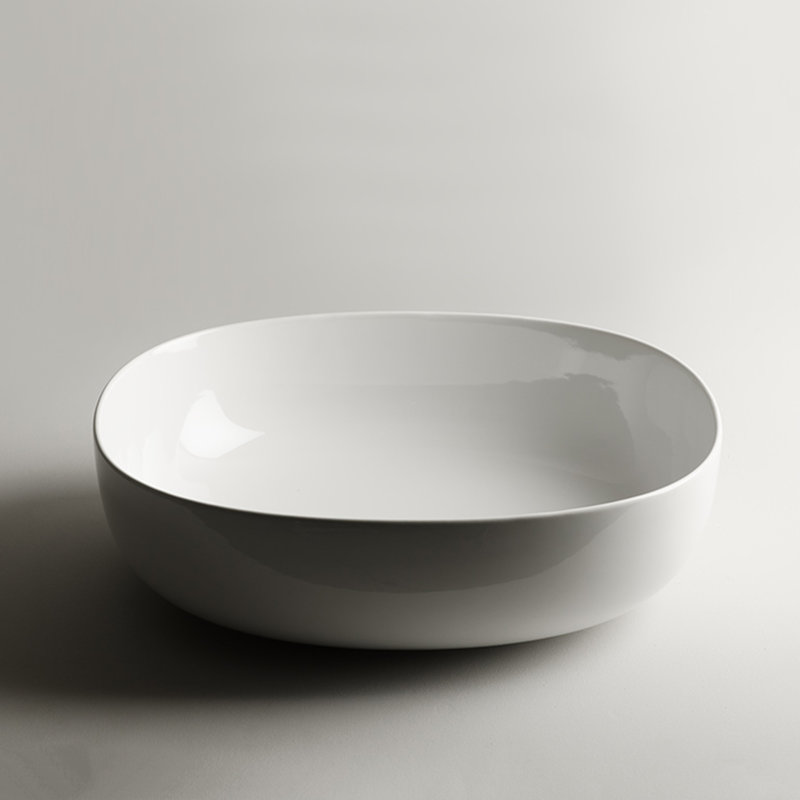 Pod 19.7'' L Bathroom Sink, Glossy White