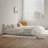 Chenille Upholstered Bed Frame With Headboard-95756493-79657152