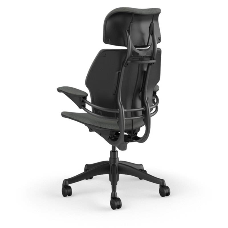 Freedom Headrest Ergonomic Task Chair - Guest, Gray - 14