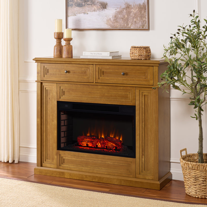 Trevor 2 Draw Mantel Fireplace