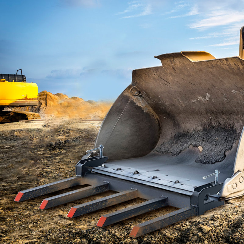 VEVOR Clamp on Debris Forks to 48" Bucket, 2600 lbs Capacity