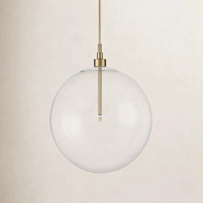 Jeanna Single Light Glass Dimmable Pendant