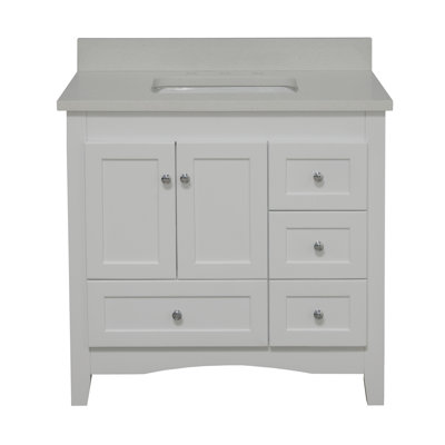 Edber 36'' Single Bathroom Vanity with Top