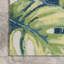Tapis de patio intérieur / extérieur vert feuille tropicale Commer-36835034