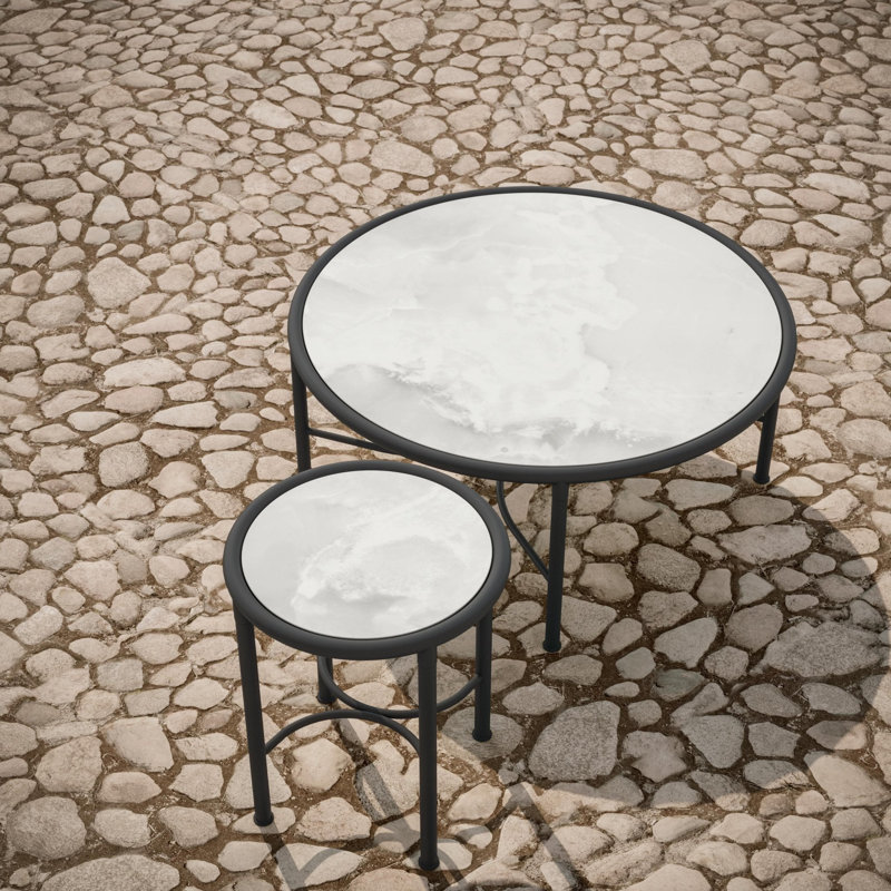 Athens Side Table - Dekton Top, Helena