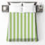 Green White Stripes Bedding Stripes Bedspread Pattern-125167551