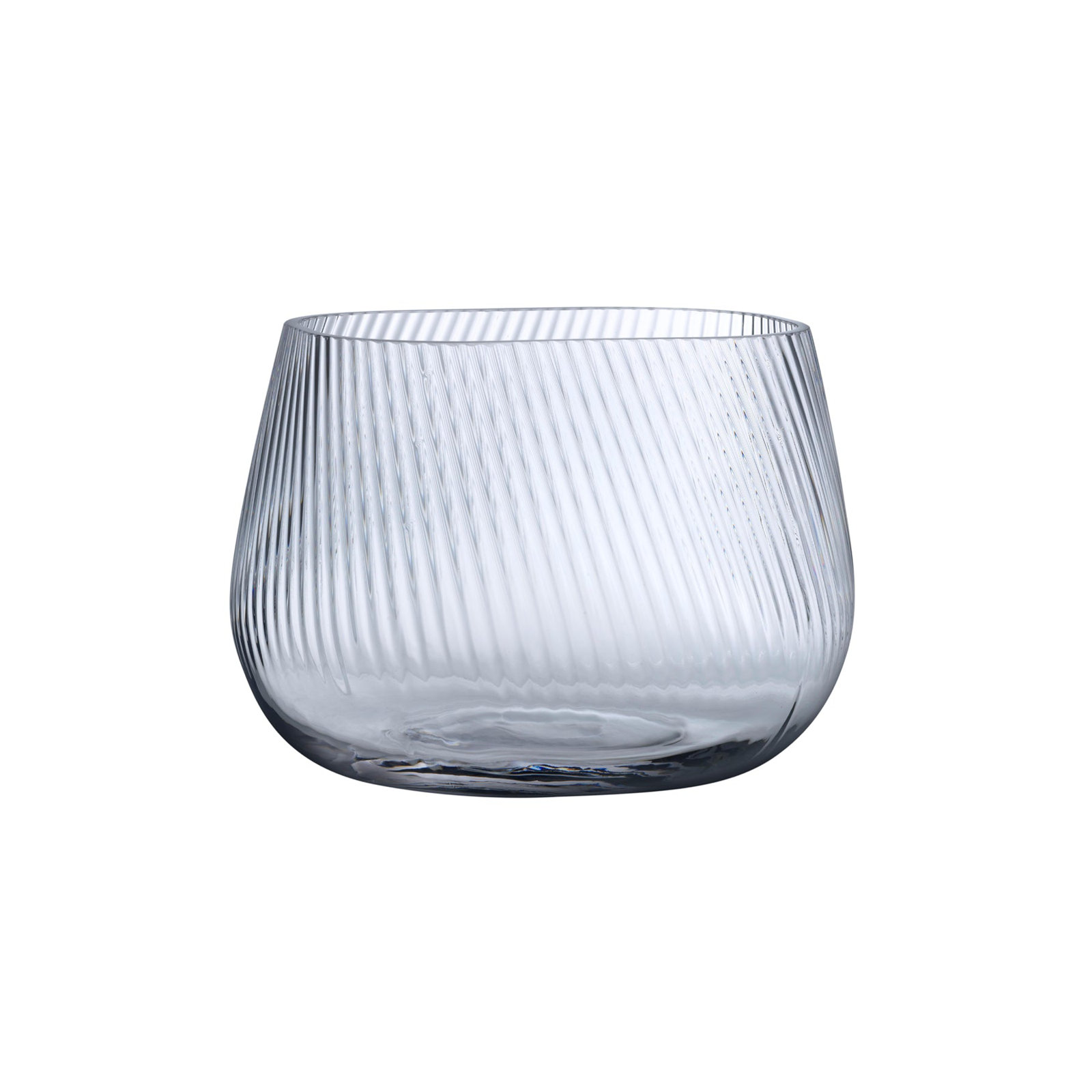 Opti Crystal Table Vase, overall height- 5.43", Clear