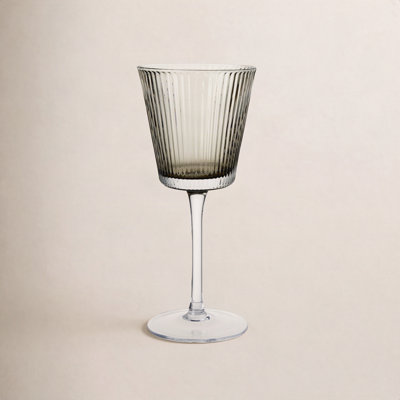 Grand Cru Nouveau Ribbed Wine Glass
