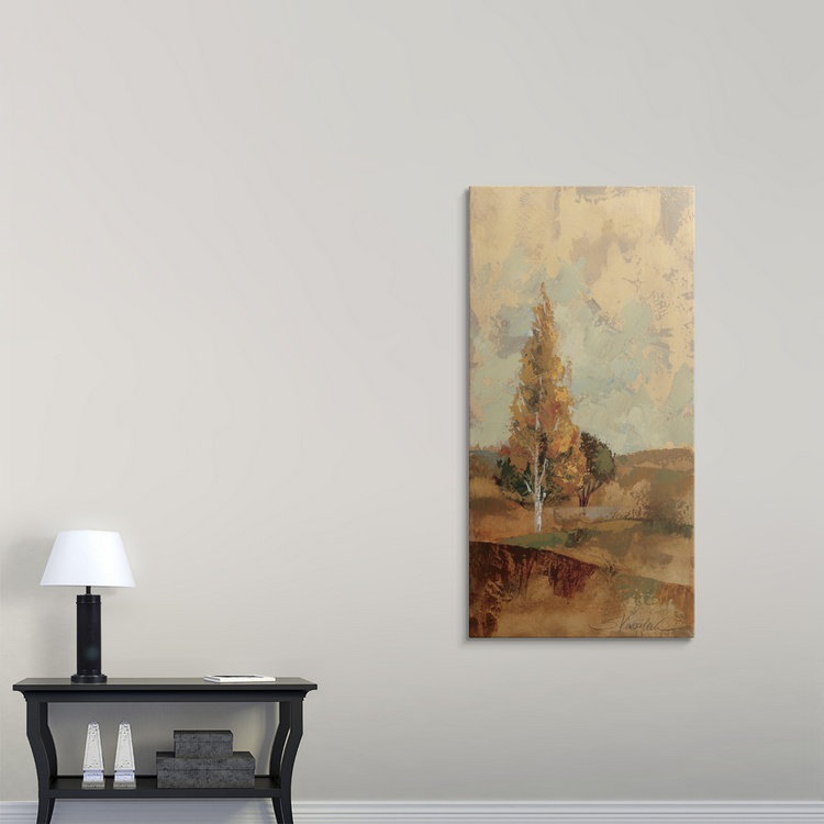 «Autumn Hills II» par Silvia Vassileva - reproduction, H 60 po x l 30 po x P 1,5 po, Toile