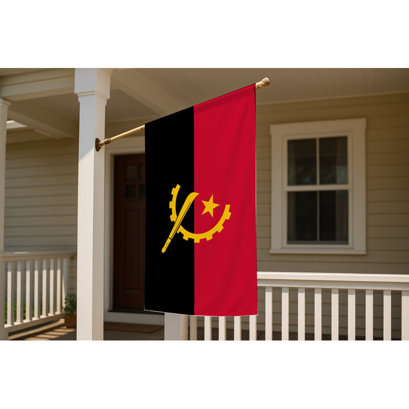 Drapeau de l'Angola — Drapeau extérieur, 36" H x 60" W
