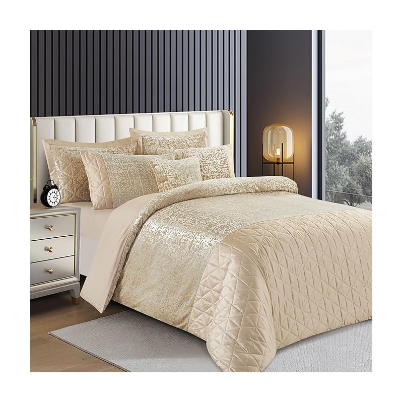Aerith Microfiber Solid Colour Duvet Cover Set with Pillowcases Included, SuperKing Duvet Cover Set +2 Standard Pillowcases