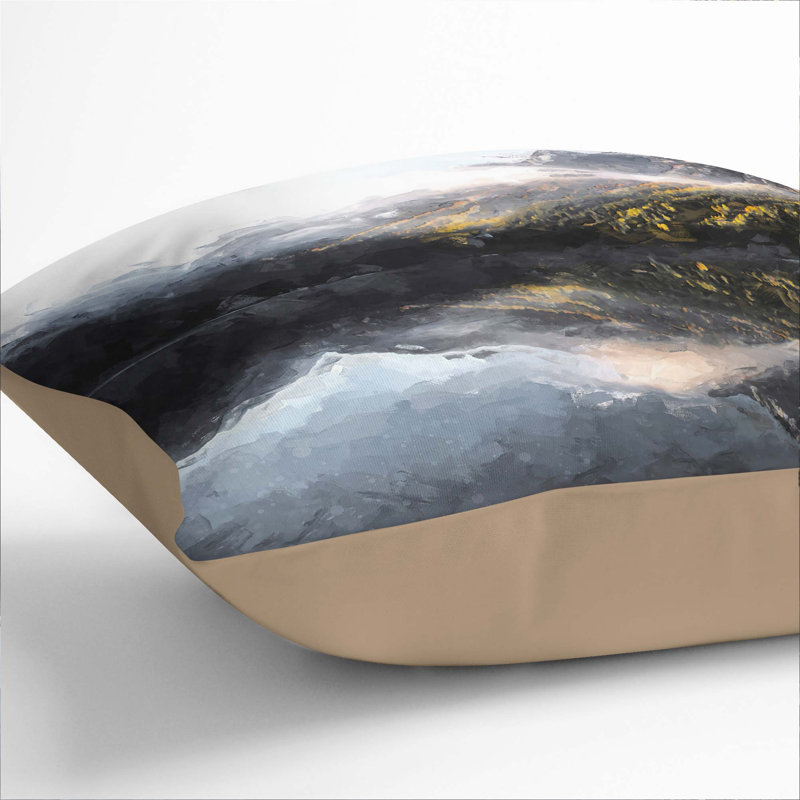 Square Cushion, 40cm H x 40cm W x 15cm D, Stone