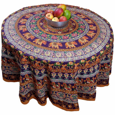 Murad Cotton Elephant Tablecloth