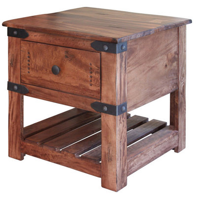 Bromborough End Table with Storage