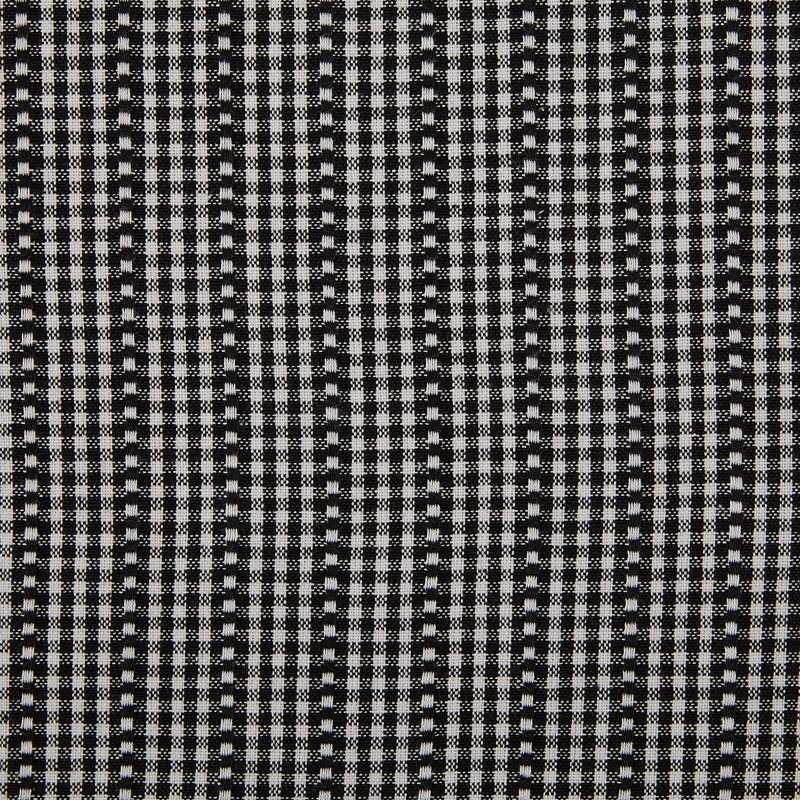 Pinard Gingham 100% Cotton Table Runner, 108" x 14", Black