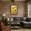 Plantes et fleurs, art floral tournesol, impression sur toile-1896574641
