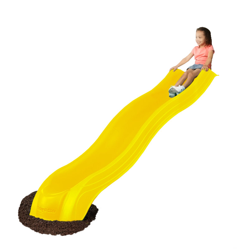 Ready To Build Custom Alpine Wave Slide for 5' Deck, Yellow