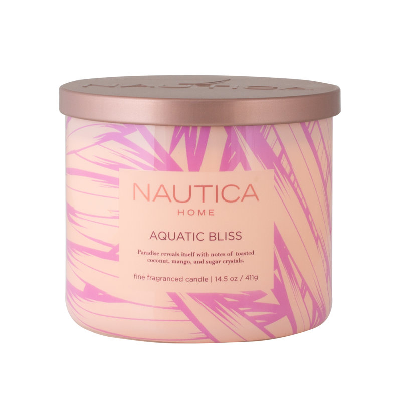 Aquatic Bliss Scented Designer Candle