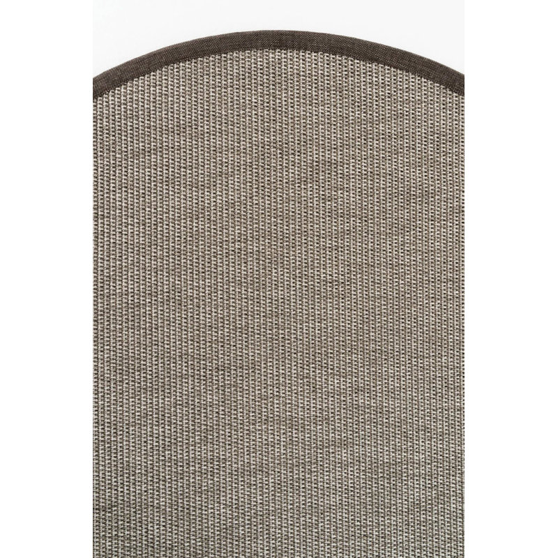 Tapis rond en lin et sisal pour le salon Monterey, Rond 4 pi 4 po