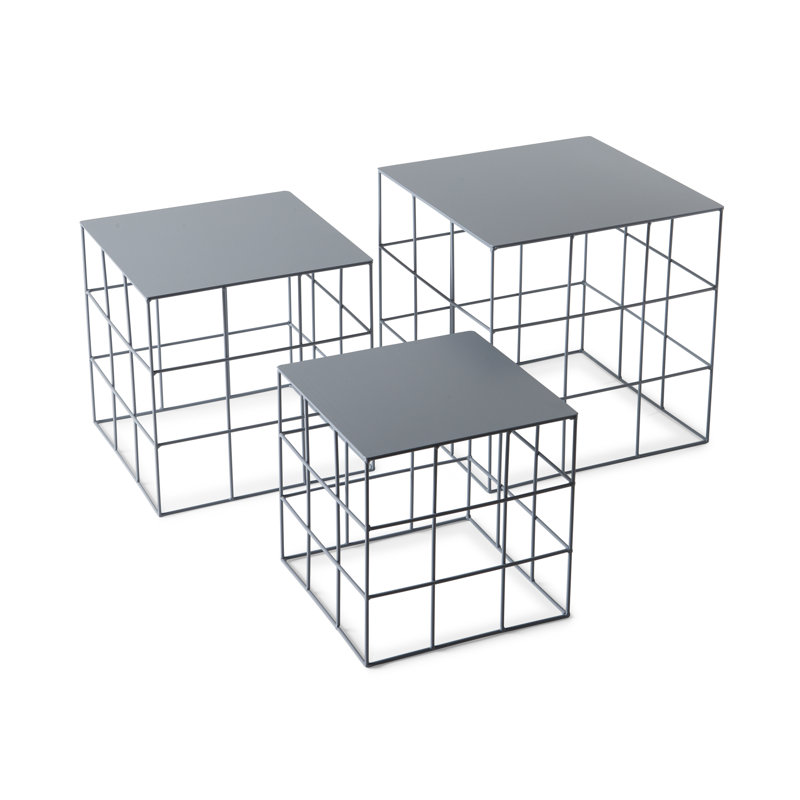 Reton Nesting Tables, Ash Grey