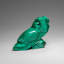 Genuine Polished Malachite Owl Carving (298 Grams)