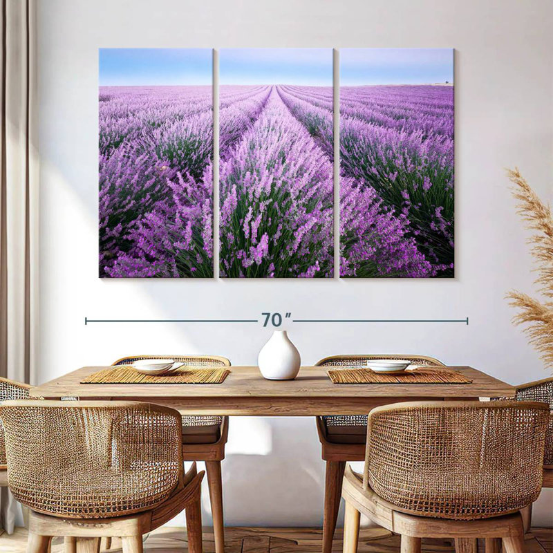 Alvord Lavender Field In Provence, 42" H x 65" W
