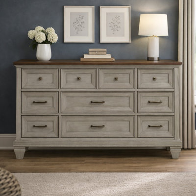 Jaena 65"W 9-Drawer Dresser