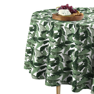 Pena Palms Round Tablecloth