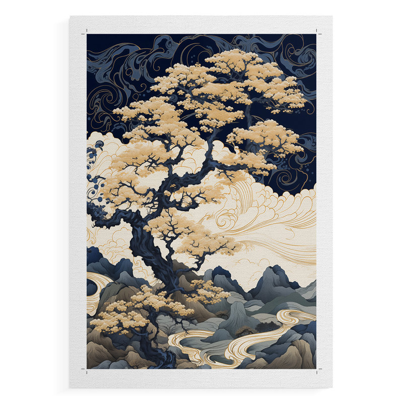 Paysages série CLxxxxi - impression sur toile seulement - non encadrée, H 36 po x l 24 po