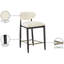 Riccio Vegan Leather Upholstered Stool-336270612-336270614-336270615
