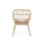 Chaises de patio en brun et en fer, l 24,52 po x H 33,72 po, 2 pièces en faux tissage ouvert, brun, 28,72 po