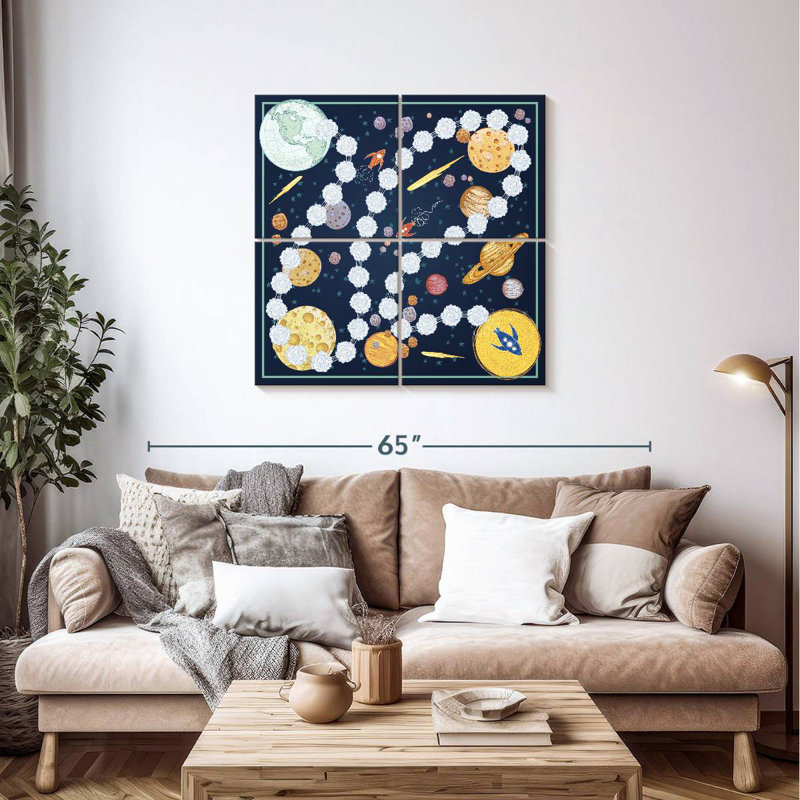Senne Outer Space Game Board, 38" H x 38" W
