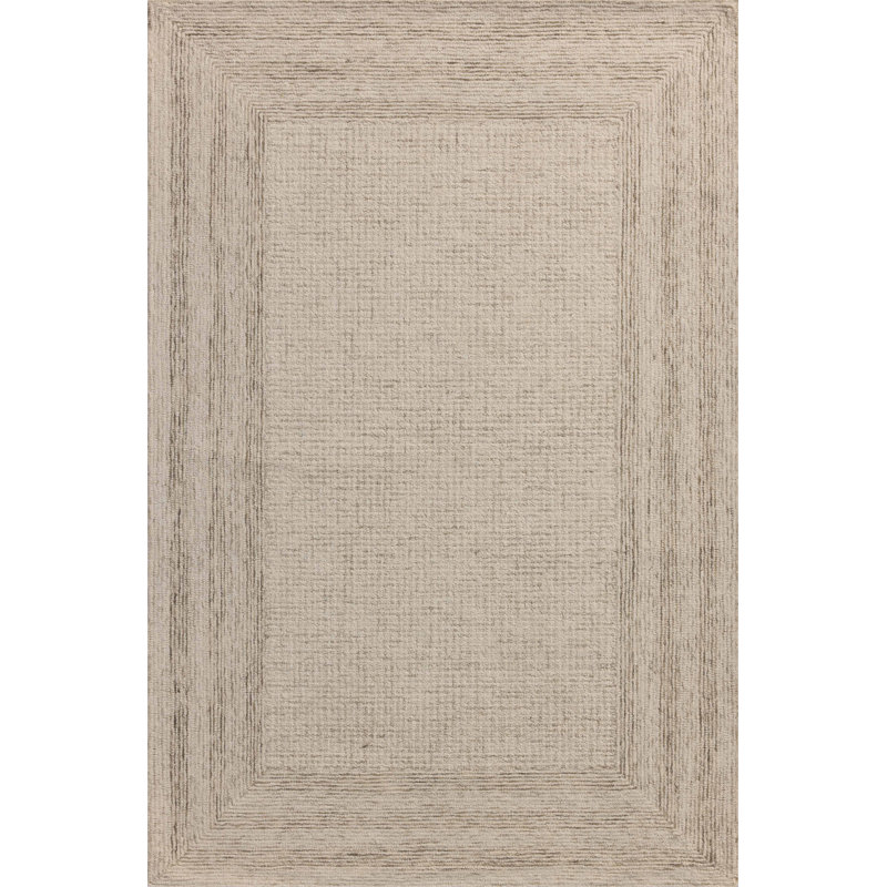 Amber Lewis x Loloi Windsor Ivory / Stone Area Rug, Runner 2'6" x 9'9"