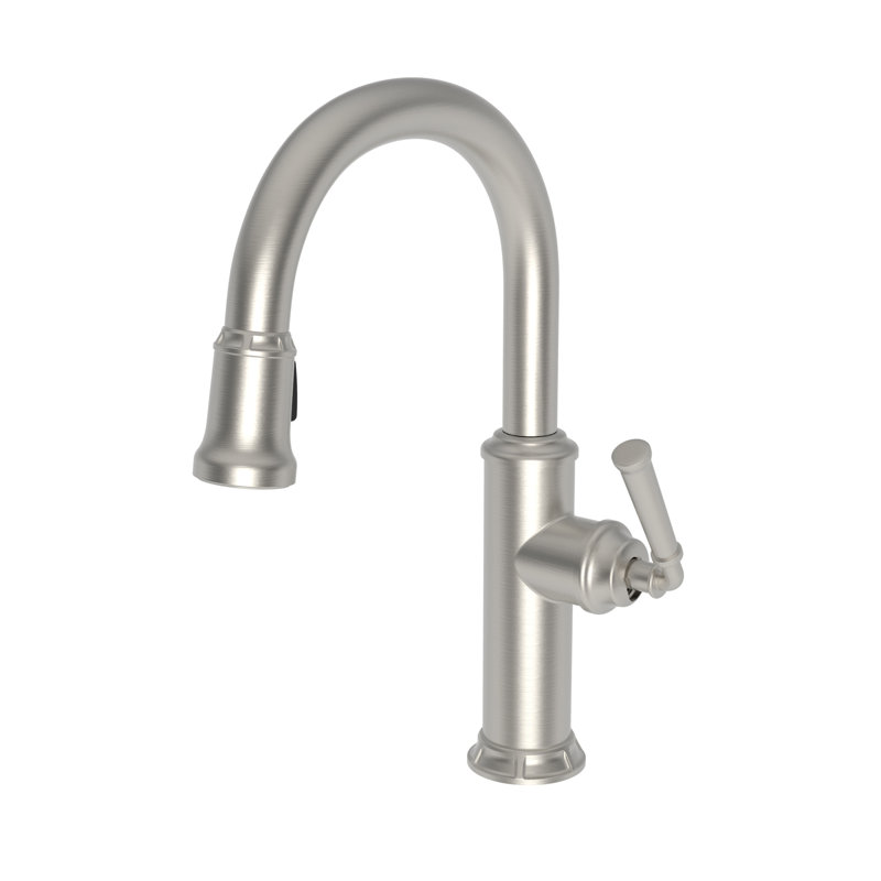 Gavin Single Handle Pull Down Kitchen Faucet, Satin Nickel (PVD)